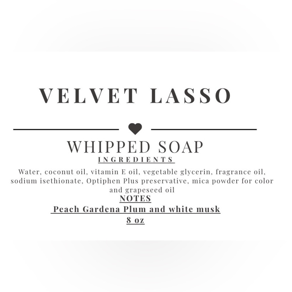 VELVET LASSO WHIPPED SOAP HANDCRAFTED BY CRISTIN 💜 - Picture 3 of 5